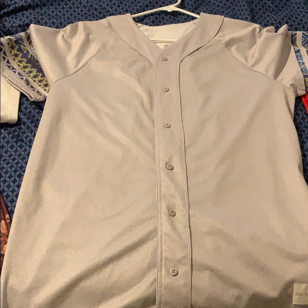 Baseball Jersey with 00 on back